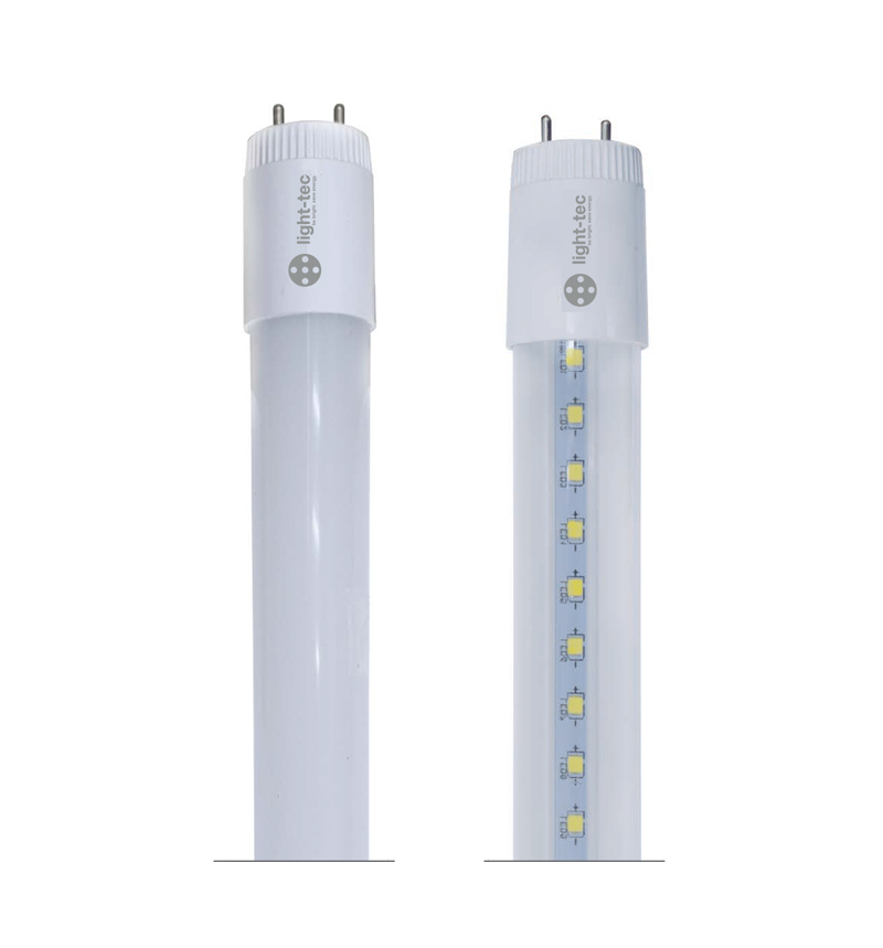 TUBO PLASTICO CLARO Y FROST 9 WATTS